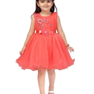 Girl's net Knee-Length Dress